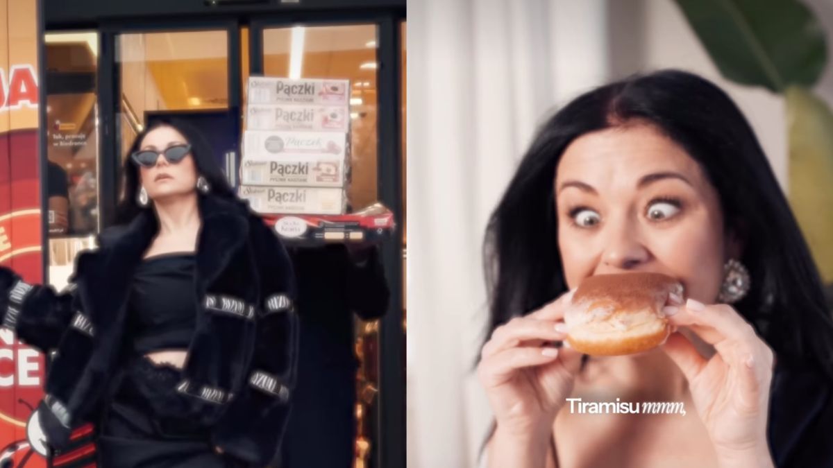 Cichopek i Kurzajewski reklamują pączki z Biedronki.