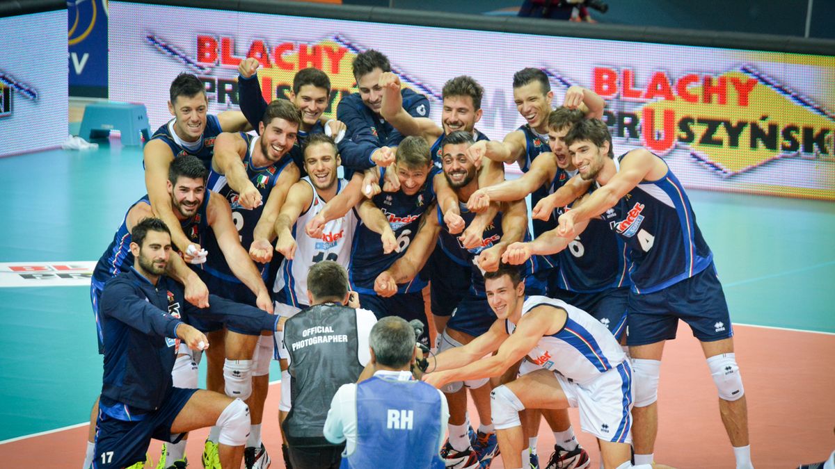 WP SportoweFakty / Roskana Bibiela / Radość Włochów po wygranej nad Turcją na ME 
