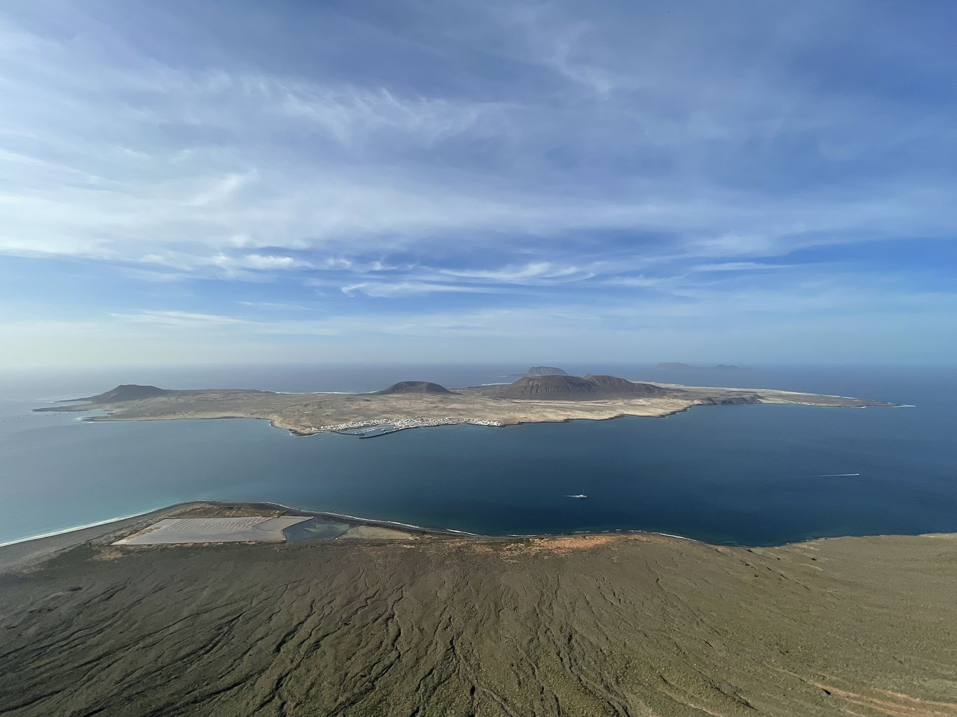 Widok z Mirador del Río 