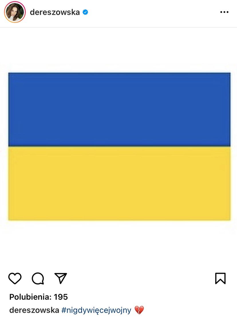Celebryci solidaryzują się z zaatakowaną przez Rosję Ukrainą