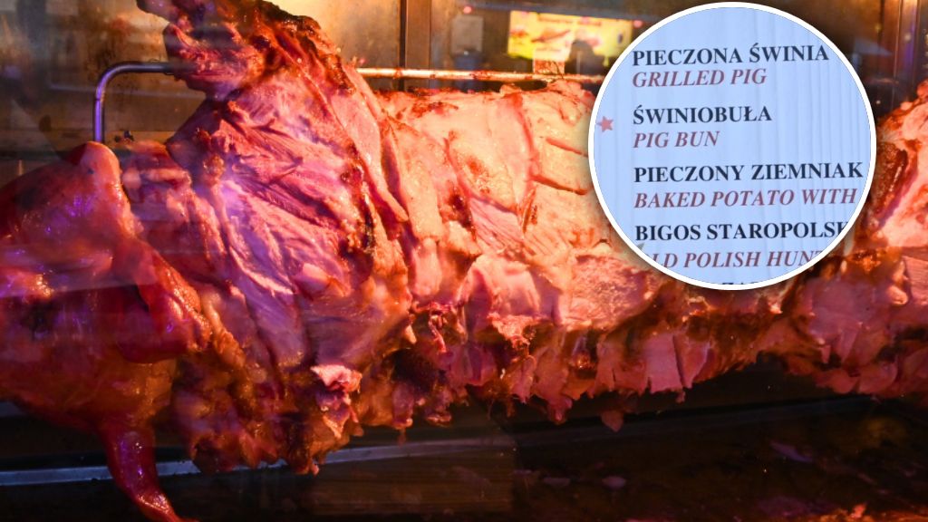 Pieczona świnia to hit jarmarku w Gdańsku