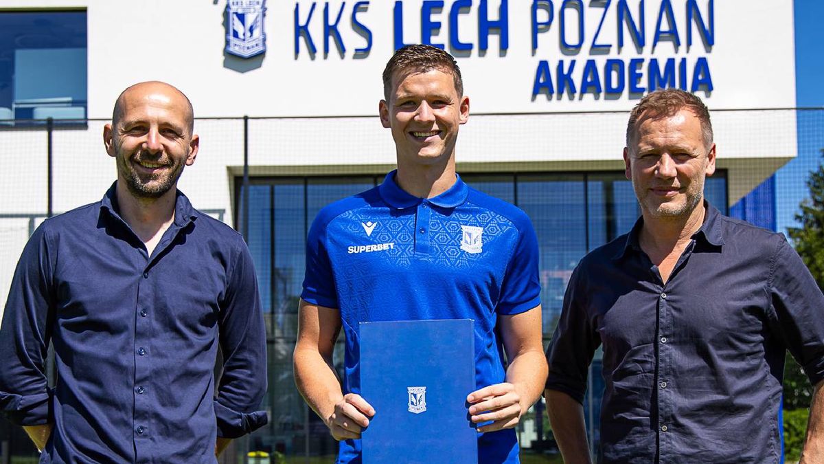 Materiały prasowe / x.com/LechPoznan / Krzysztof Bąkowski w Lechu Poznań