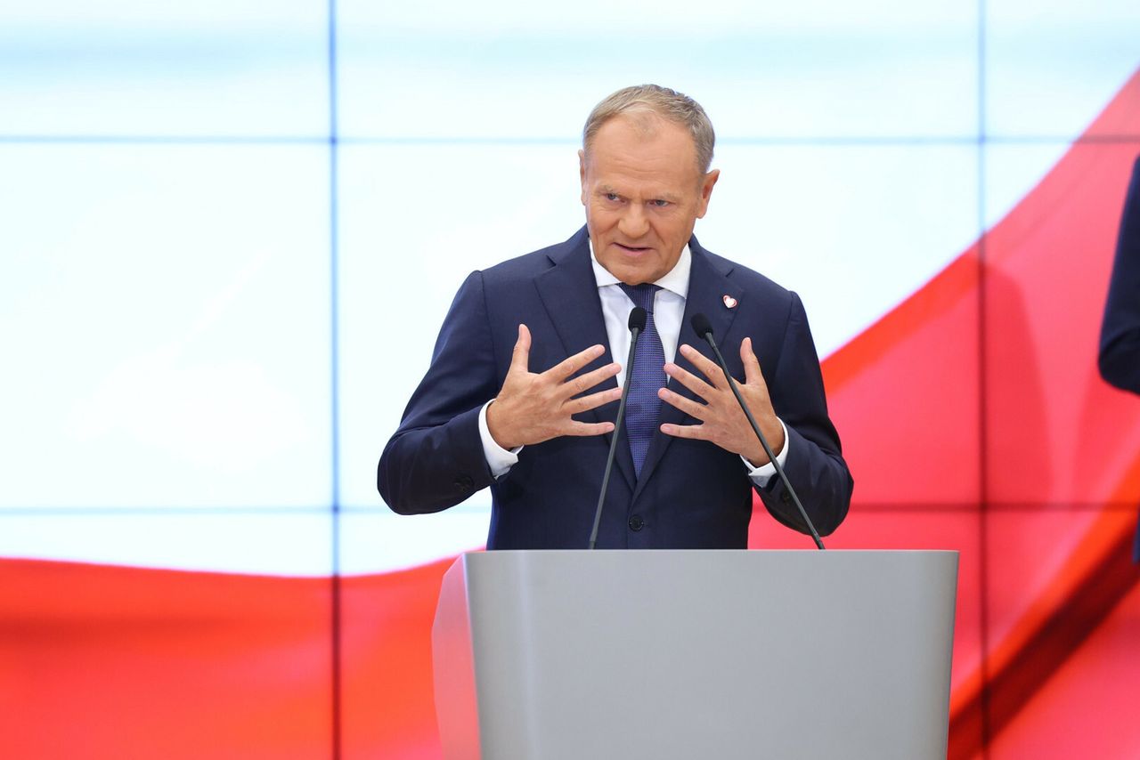 Donald Tusk pocieszał wyborców. Ekspert wskazał ważny moment: "Nie był przekonany, czy da radę"