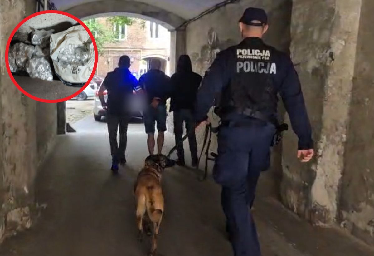 Magazyn narkotyków na strychu przy Brzeskiej. Policja zatrzymała 39-latka