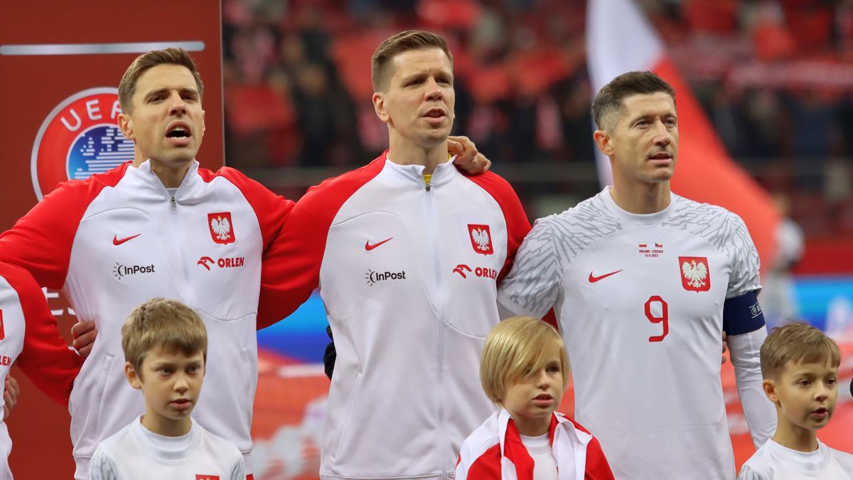 WP SportoweFakty / Mateusz Czarnecki /  Na zdjęciu: Jan Bednarek, Robert Lewandowski, Wojciech Szczęsny