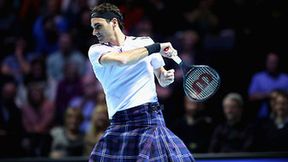 Roger Federer zachwycił kibiców. Zagrał w kilcie (galeria)
