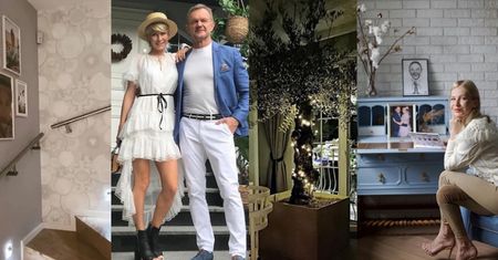 Tak mieszkają Edyta i Cezary Pazurowie: odrestaurowane meble, tapeta Versace i… drzewo oliwne w salonie! (ZDJĘCIA)