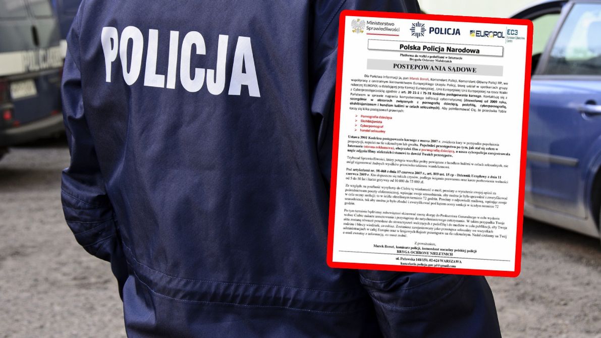 Oszuści podszywają się pod komendanta głównego i wyłudzają dane