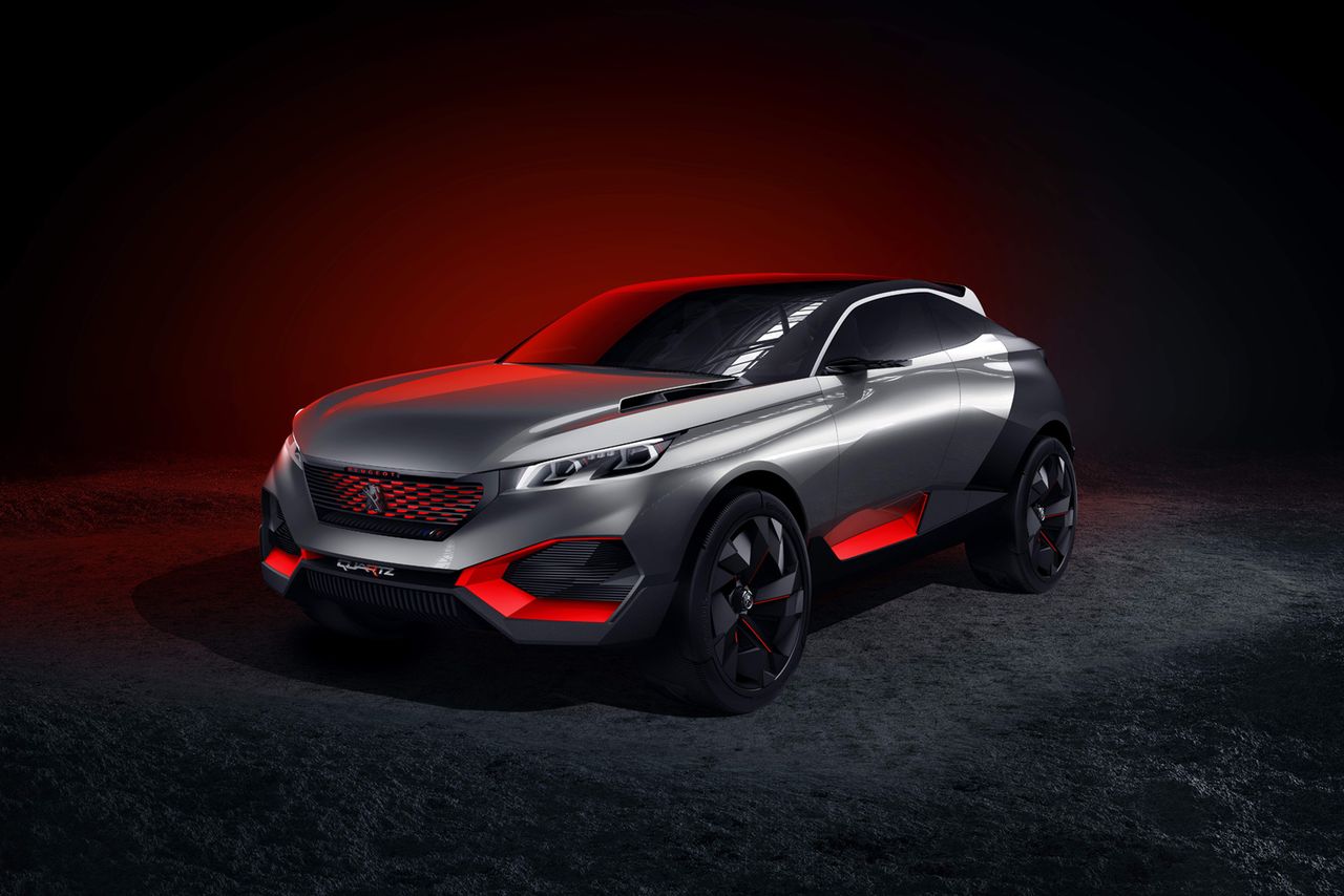 Peugeot Quartz Concept – 500 KM i wydrukowane fotele