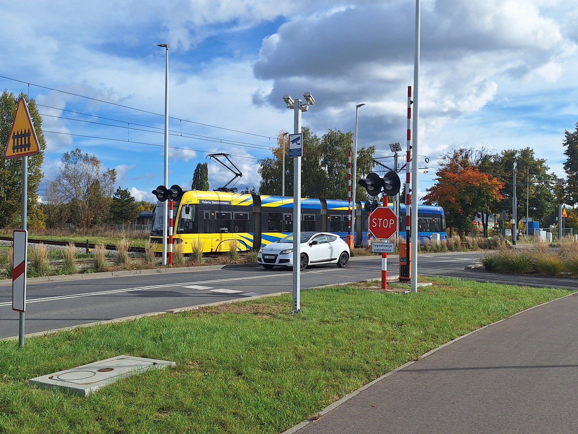 Przejazd kolejowy przez ulicę Legionów w Toruniu