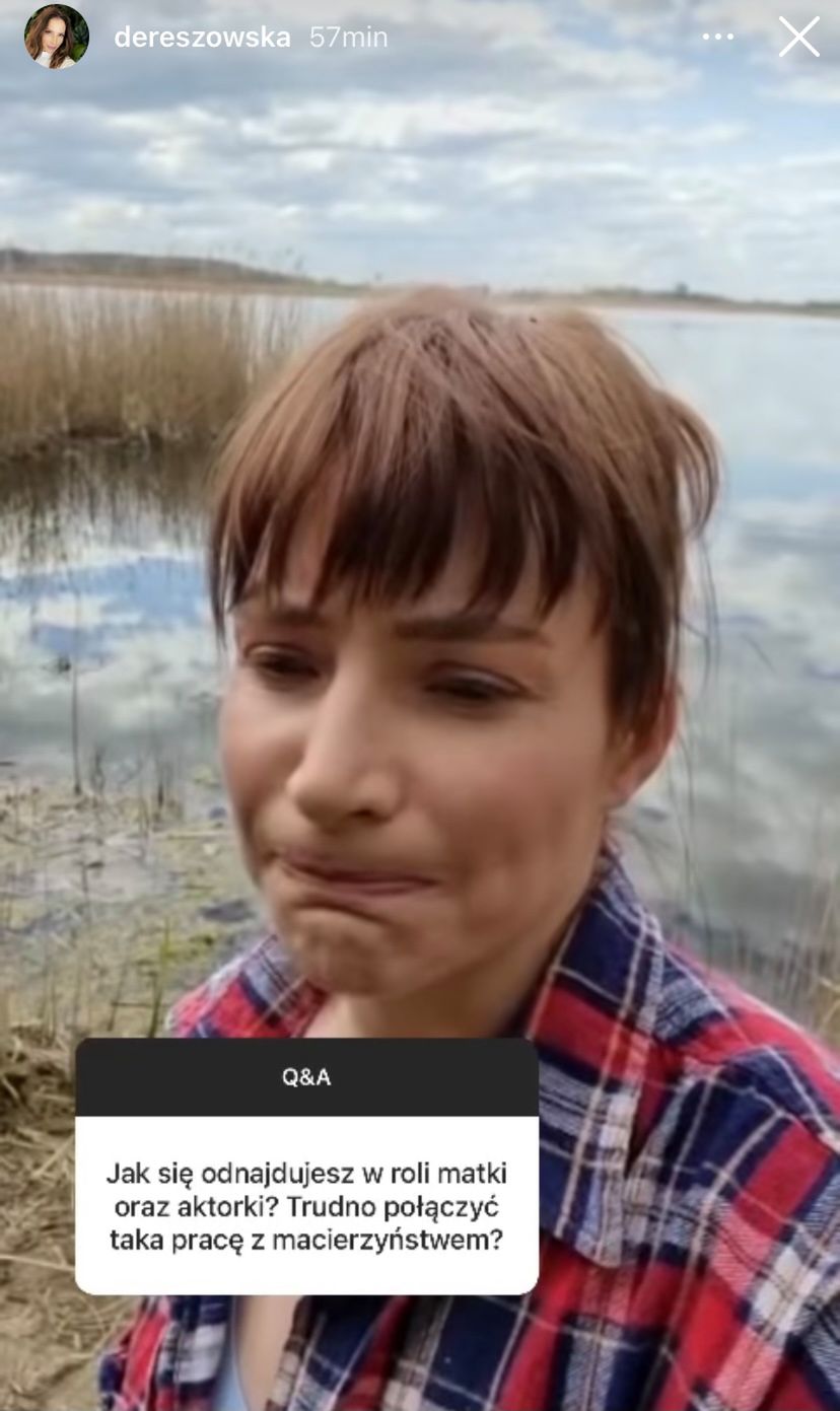Anna Dereszowska o macierzyństwie
