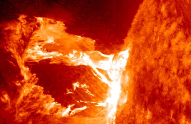 Nie jesteśmy przygotowani na burze słoneczne (fot.: NASA / GSFC / SDO)