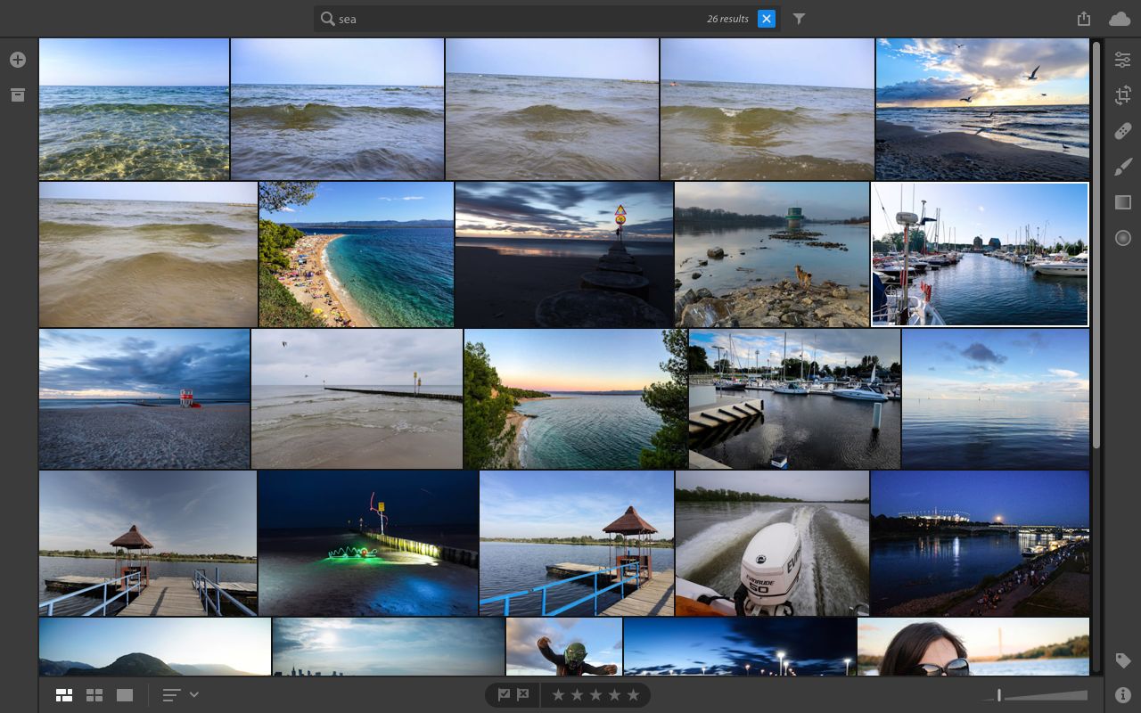 Adobe Lightroom CC - wyszukiwanie zdjęć