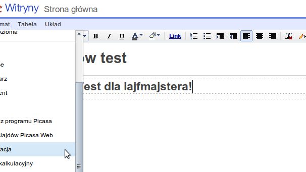 Integracja wielu usług w jednej dzięki Google Sites 1