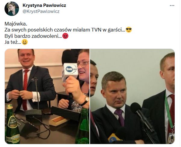 Wpis Krystyny Pawłowicz