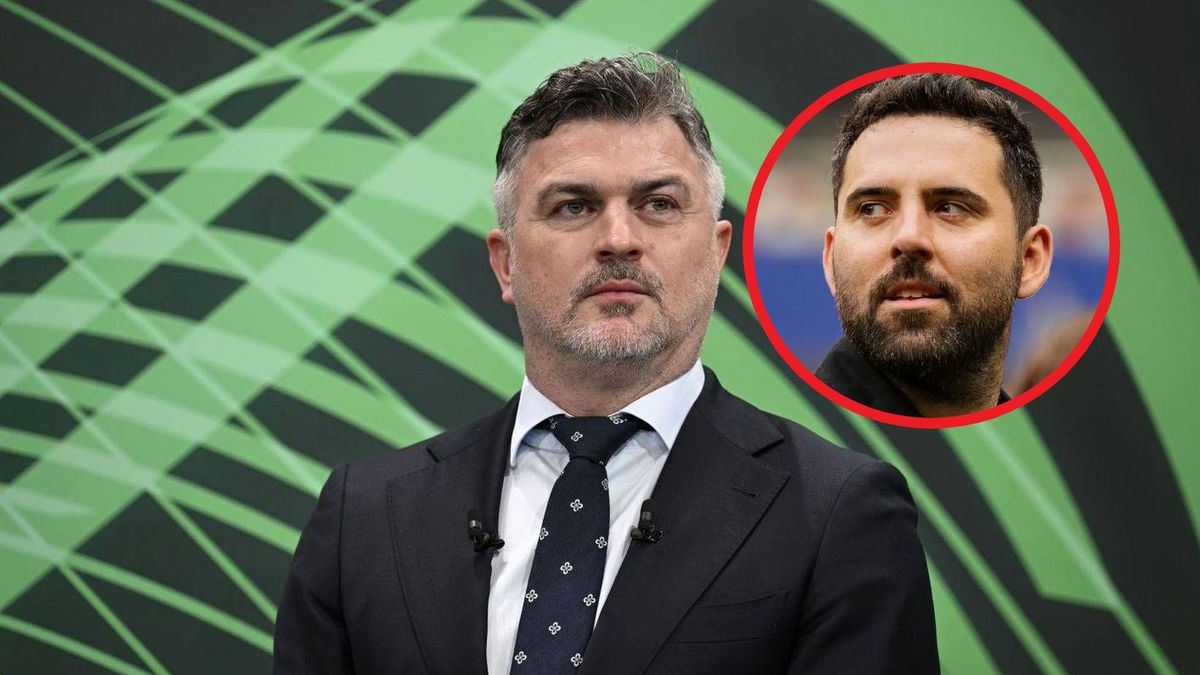 Getty Images /  Kristian Skeie - UEFA/UEFA via Getty Images/Mikolaj Barbanell/SOPA Images/LightRocket via Getty Images / Na dużym zdjęciu Michał Żewłakow, na małym Goncaolo Feio