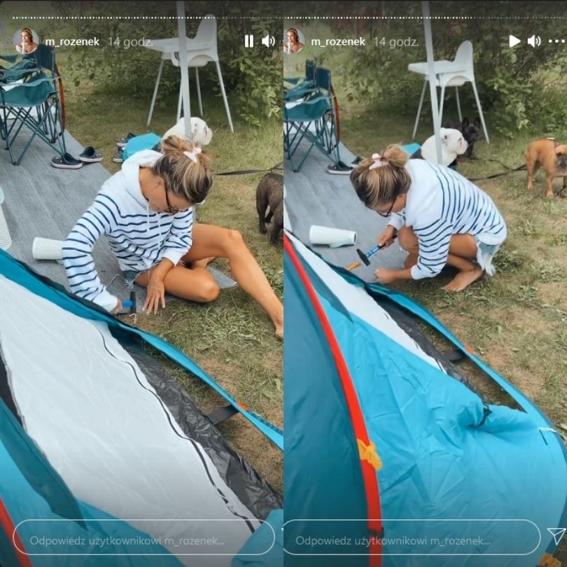 Małgorzata Rozenek już ma dość życia w kamperze?