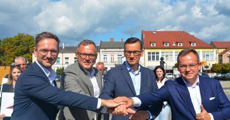 Morawiecki w Sieradzu. Prezydent miasta dołączył do jego stowarzyszenia