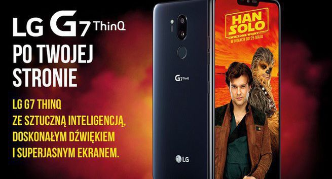 „Han Solo: Gwiezdne wojny - historie” w kampanii LG G7 ThinQ (wideo)