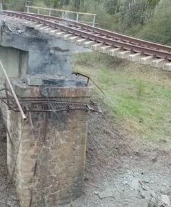 Runął most kolejowy w obwodzie kurskim. "To sabotaż"