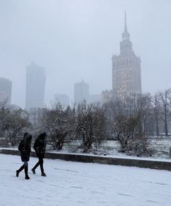 Warszawa. Stolica cała na biało. Sypnęło śniegiem [ZDJĘCIA]