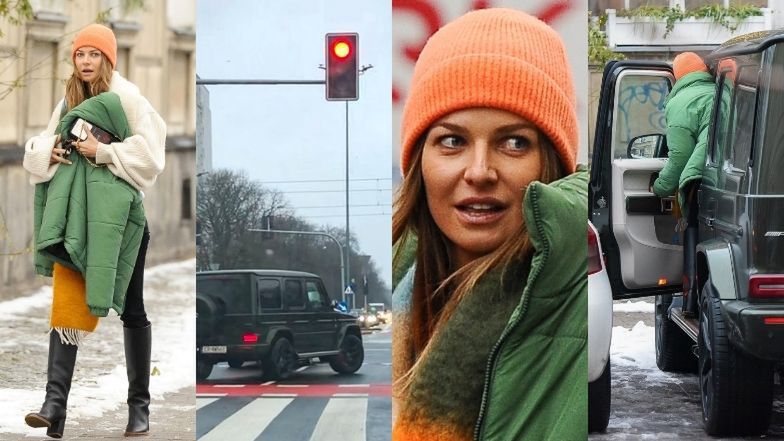 Anna Lewandowska łamie przepisy podczas przejażdżki po Warszawie