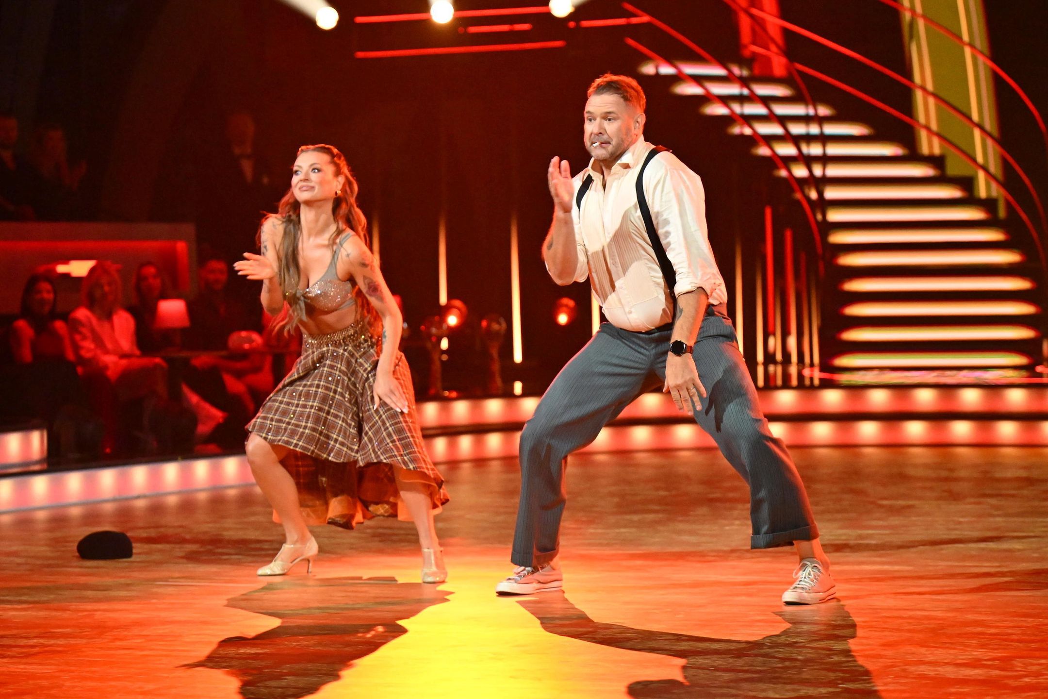 Izabela Skierska i Tomasz Karolak w "Tańcu z gwiazdami"