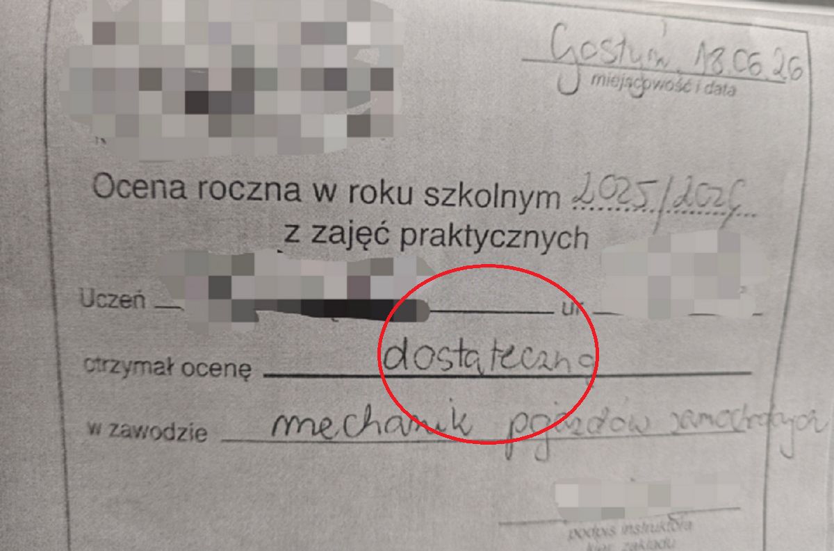 Gostyń. Niewinny "numerek" w dzienniczku? 17-latek może trafić za kratki
