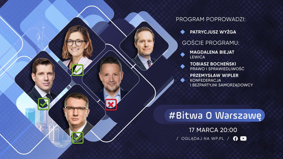 #BitwaOWarszawę - debata przedwyborcza organizowana przez Wirtualną Polskę