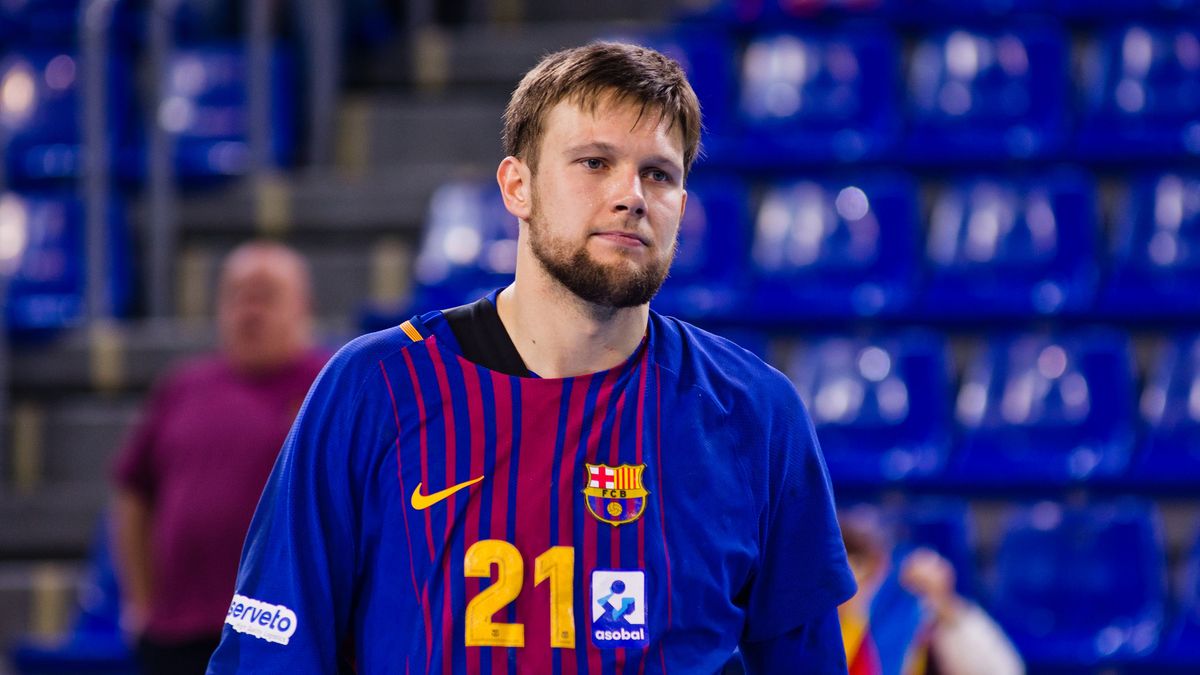 Kamil Syprzak w barwach FC Barcelona
