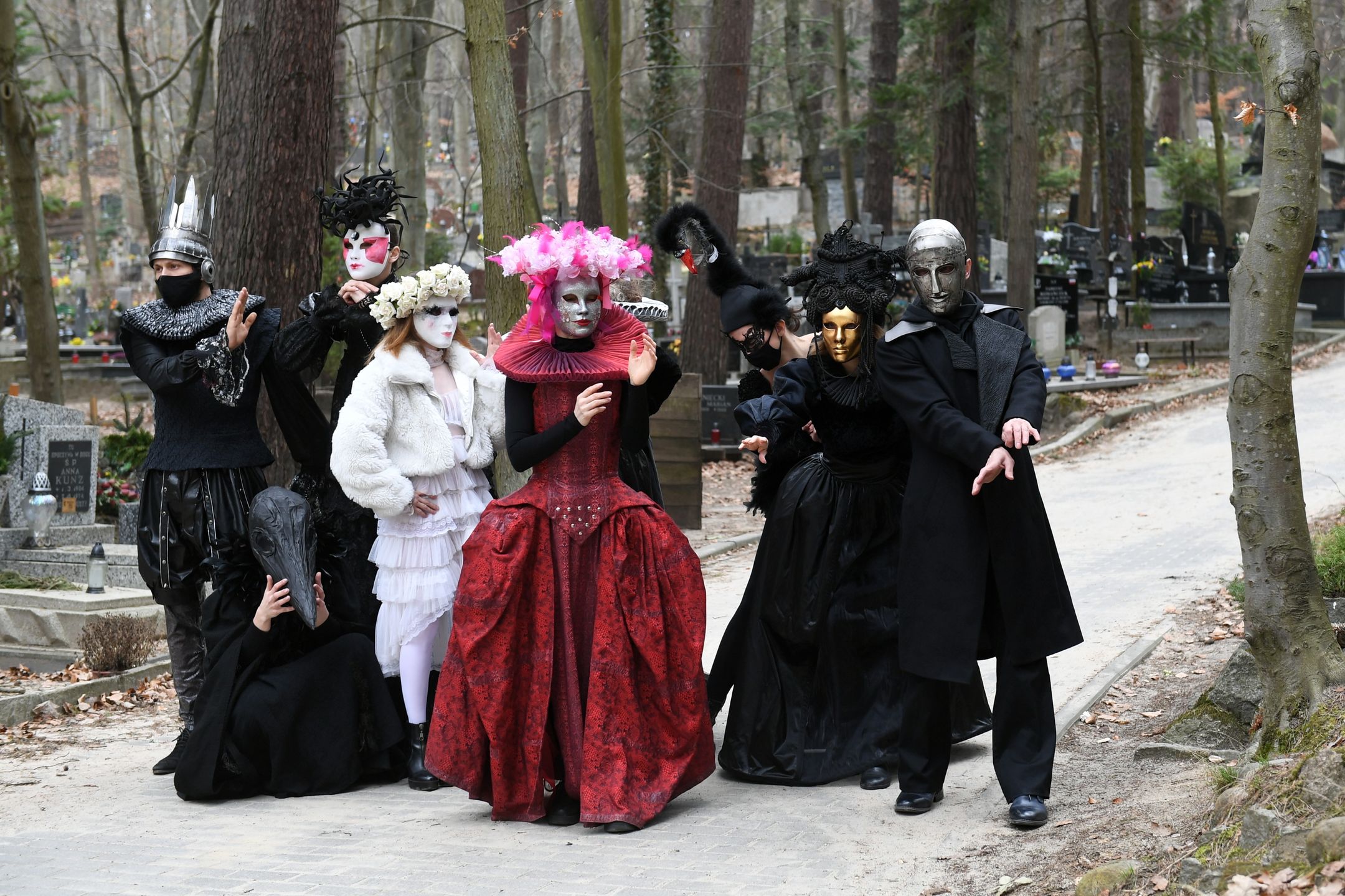 Aktorzy z Gdańskiego Teatru Szekspirowskiego