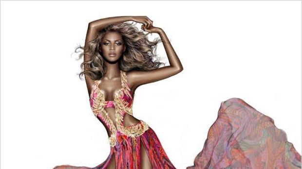 Beyoncé ekstremalnie odchudzona przez Photoshopa 1