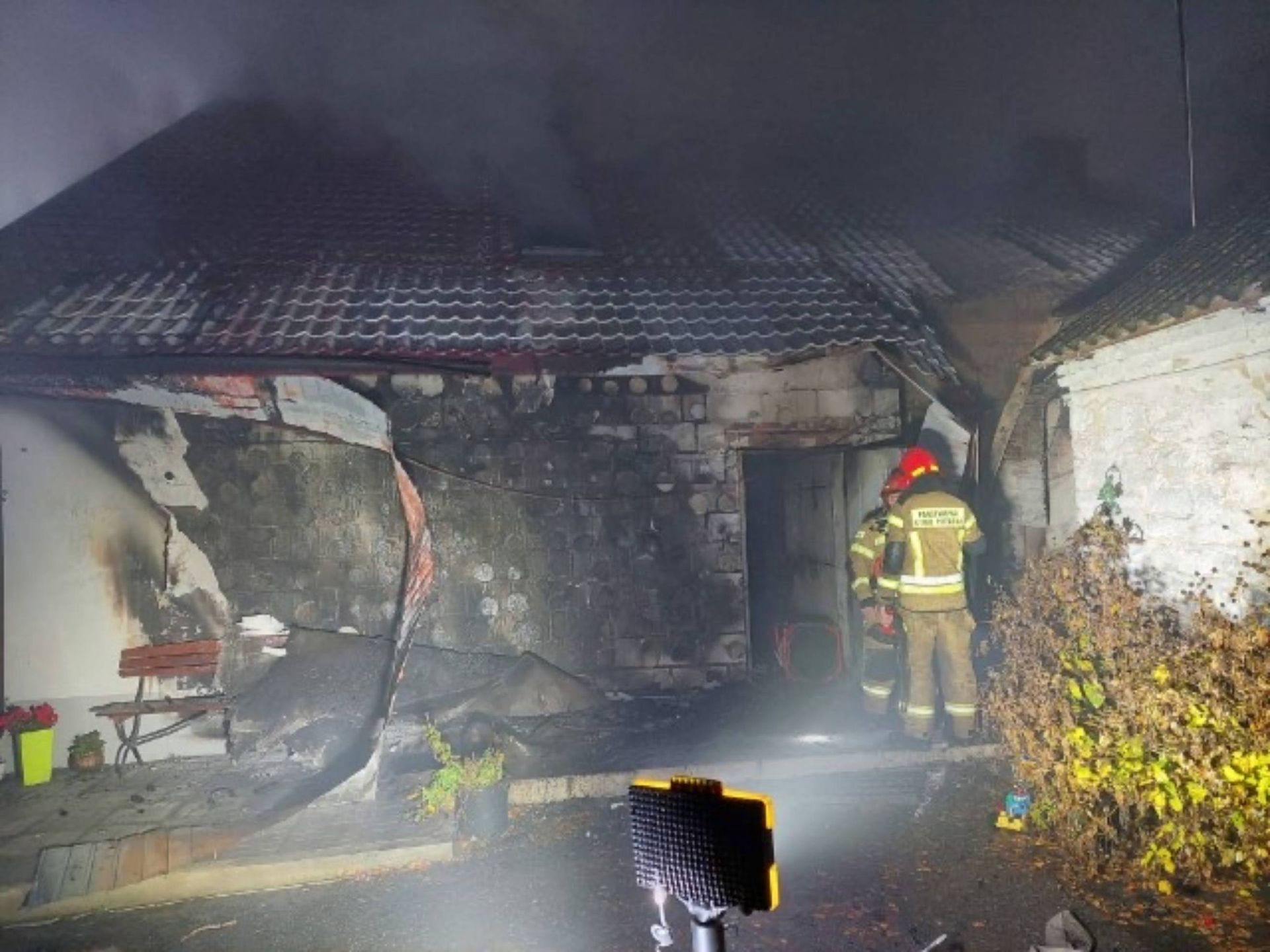 Pożar w Nieskurzowie Starym