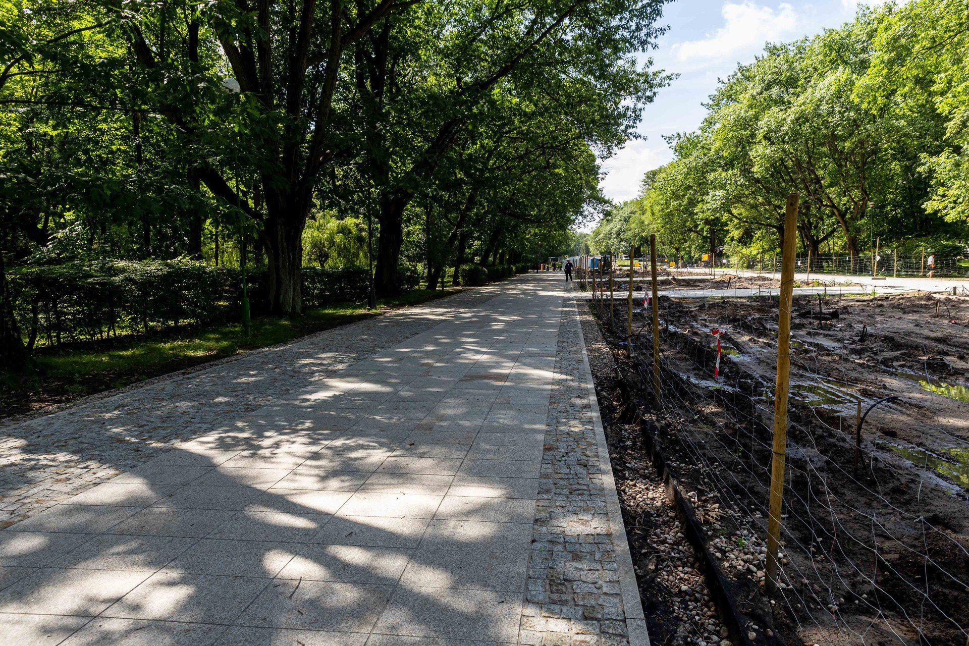 Postępują dalsze prace przy rewitalizacji Parku Planty