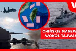 Nagrania z manewrów Chin wokół Tajwanu. Napięta sytuacja w regionie