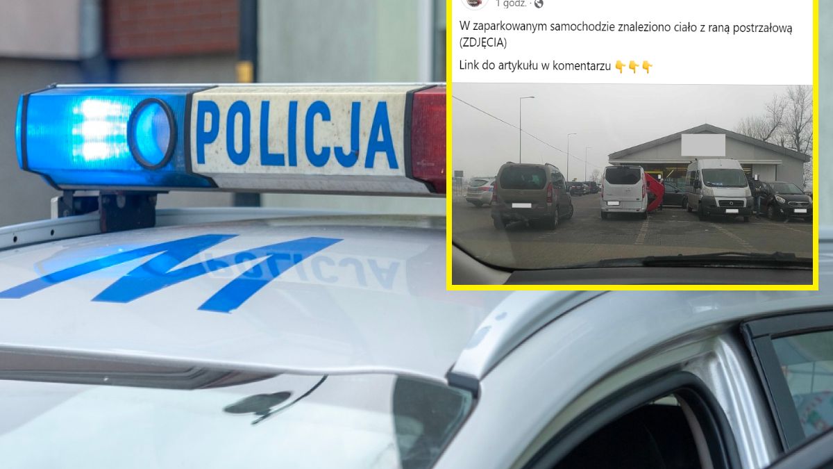 Ciało mężczyzny zauważyli klienci Biedronki