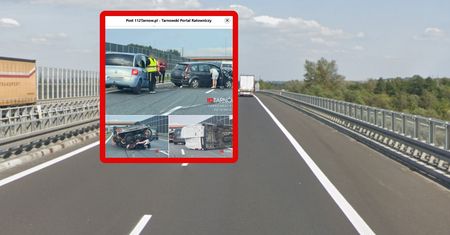A4 zablokowana. Pokazali zdjęcia z miejsca zdarzenia