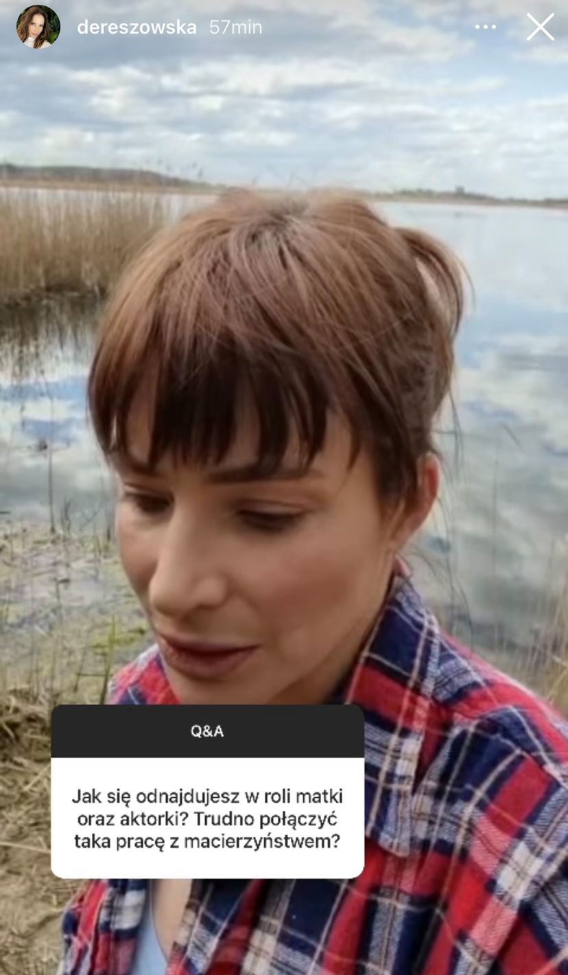 Anna Dereszowska o macierzyństwie