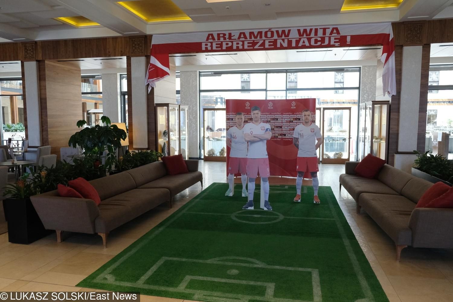 Hotel Arłamów, w którym zatrzymali się piłkarze przed wylotem na Mundial 2018