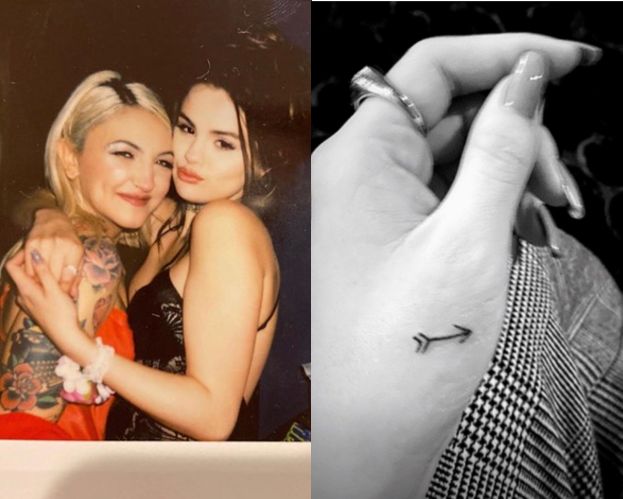 Selena Gomez zrobiła sobie z przyjaciółką pasujące tatuaże: "Moja strzała będzie wycelowana w Ciebie JUŻ NA ZAWSZE"
