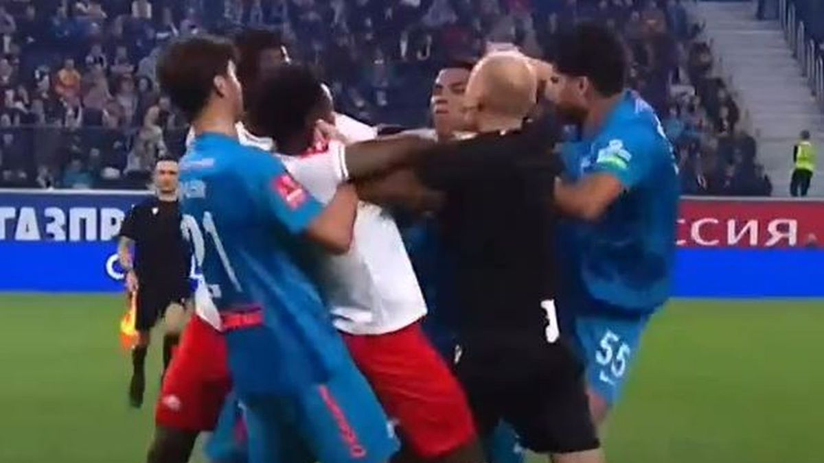 Instagram / matchpremier / Bijatyka po meczu w Pucharze Rosji