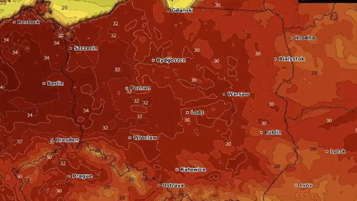 Rekordowe upały w Polsce