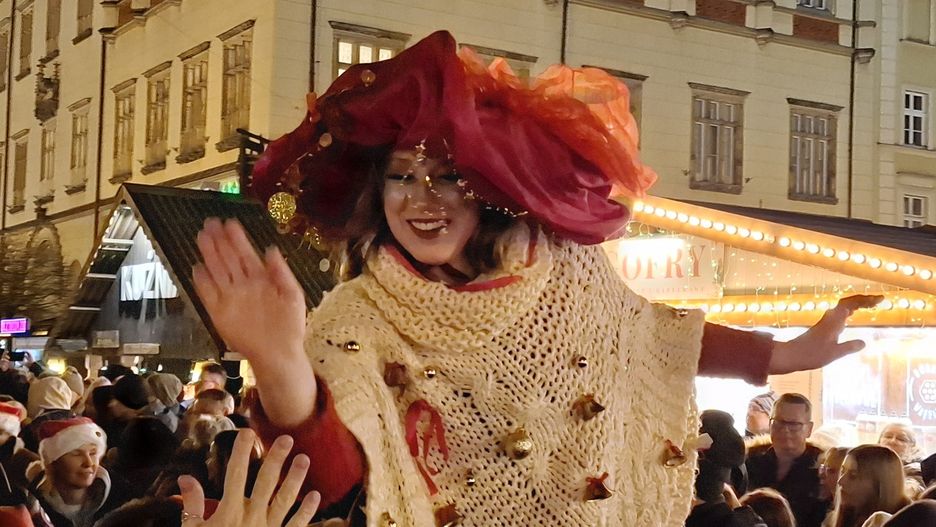 Oficjalne rozświetlenie choinki na wrocławskim Jarmarku Bożonarodzeniowym