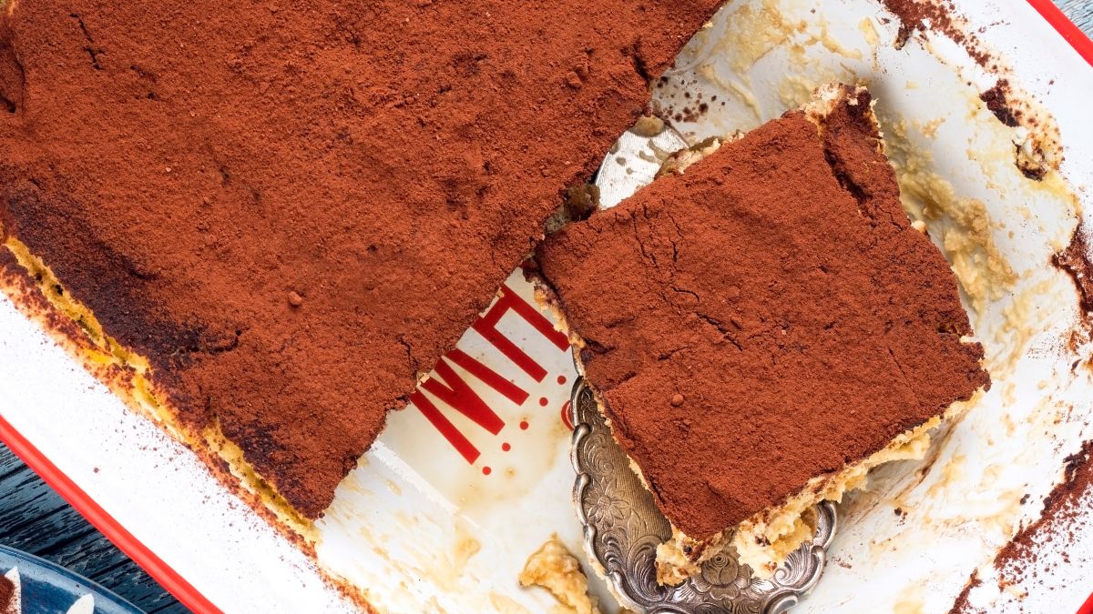 Tiramisu z kremem na bazie skandynawskiego serka jest pyszne