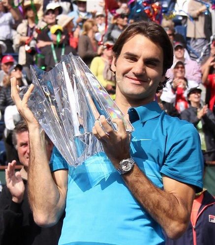 Roger Federer jako jedyny w Indian Wells triumfował czterokrotnie (Foto: Twitter)