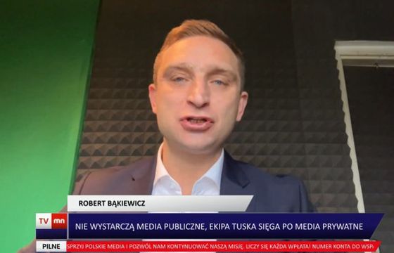 Resort Ziobry wspierał telewizję Bąkiewicza. Do stacji popłynęło 200 tys. zł