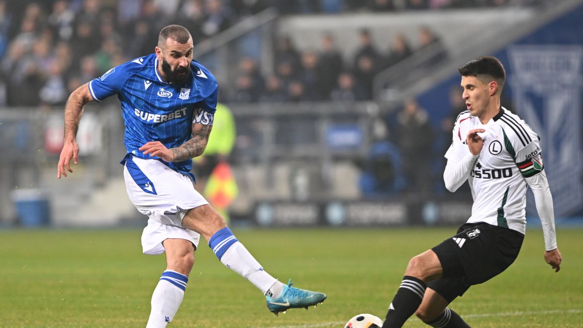 PAP / Jakub Kaczmarczyk / Mecz PKO Ekstraklasy: Lech Poznań - Legia Warszawa