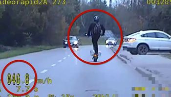 46 km/h na hulajnodze. Skończyło się potężnym mandatem
