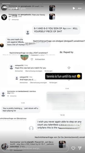 Obraźliwe komentarze skierowane w Evę Lys.