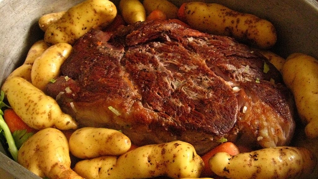 Pieczona łopatka wołowa (mięso i tłuszcz, II klasa mięsa)